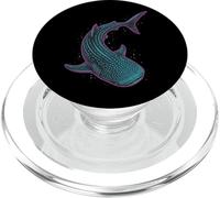 Tiburón Ballena Colorido Acuarela Buceador PopSockets PopGrip para MagSafe