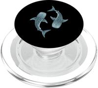 Tiburón Ballena estético: Arte Gigante oceánico Suave PopSockets PopGrip para MagSafe