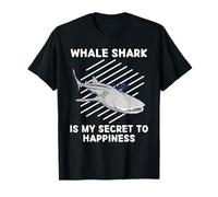 Tiburón Ballena Lindo es mi Secreto para la Felicidad Amante de los Animales Camiseta