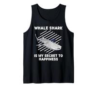 Tiburón Ballena Lindo es mi Secreto para la Felicidad Amante de los Animales Camiseta sin Mangas