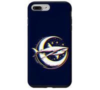 Tiburón Cósmico Frente La Luna - visual sobrenatural espacio Carcasa para iPhone 7 Plus/8 Plus