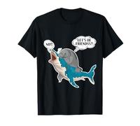 Tiburón Divertido & Manatí No se Necesitan Amigos Amantes de la Broma Solitaria Camiseta