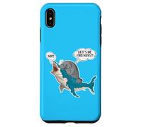 Tiburón Divertido & Manatí No se Necesitan Amigos Amantes de la Broma Solitaria Carcasa para iPhone XS MAX