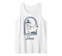 Tiburón Faro Tiburón Bold Ocean Vibes Camiseta sin Mangas