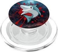 Tiburón Feliz Sonriente PopSockets PopGrip para MagSafe