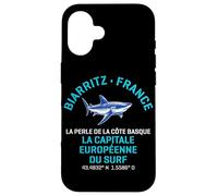 Tiburón Mako de aleta corta Biarritz Francia Carcasa para iPhone 16
