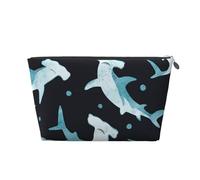 Tiburón Martillo Acuarela, Bolsa de artículos de tocador Bolsa de Maquillaje Bolsa de cosméticos Bolsa de artículos de tocador de Viaje portátil