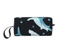 Tiburón Martillo Acuarela, Bolsa de Maquillaje Bolsa de cosméticos Bolsa de artículos de tocador de Viaje portátil Bolsa de Maquillaje