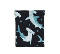 Tiburón Martillo Acuarela, Squeeze Top Wallet Bolsa de Almacenamiento para Mujer Monedero pequeño Bolsa de Cambio