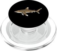 Tiburón Oceánico De Puntas Blancas Amante De Los Tiburones PopSockets PopGrip para MagSafe