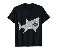 Tiburón Peregrino Ilustración Amante De Los Tiburones Camiseta gráfica económica