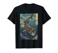 Tiburón Peregrino Japonés Camiseta gráfica económica
