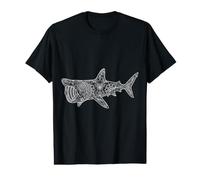 Tiburón Peregrino Mandala Camiseta gráfica económica