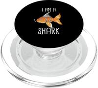 Tiburón Soy un tiburón Tiburones Océano Goldfish Peces Pescado PopSockets PopGrip para MagSafe