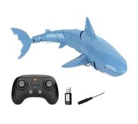 Tiburón Teledirigido - Juguete Sumergible Impermeable | Robot Natación Realista, Alcance 50 M, Batería 30 Min, Para Piscina, Playa, Bañera - Gran Regalo Cumpleaños O Navidad Para Niños, Niñas, Pequeño