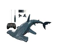 Tiburón Teledirigido para Piscina - 2.4Ghz Recargable RC con Simulación de Inmersión - Tiburón submarino de radiocontrol para bucear | Para Niños y Niñas a Partir de los 6 Años, Cumpleaños, Navidad, B