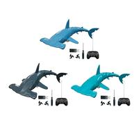 Tiburón Teledirigido para Piscina,RC 2.4GHz Recargable Impermeable con Buceo Simulado | Tiburón Submarino de radiocontrol para bucear - para Niños y Niñas a Partir de los 6 Años, Cumpleaños, Navidad,