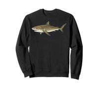 Tiburón Tigre Ilustración Amante De Los Tiburones Sudadera