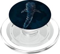 Tiburones ballena a la deriva a través de profundo mar azul océano serenidad PopSockets PopGrip para MagSafe
