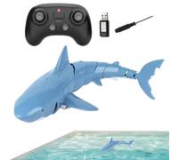 Tiburones de Juguete para Niños - Educativo Impermeable Interactivo | Simulación de Tiburón a Control Remoto - para Niños, Niñas, Chicos, Chicas, Cumpleaños, Navidad, Playa, Piscina, Uso Exterior E