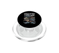 Tiburones del Mundo Especies De Tiburones Biología Marina Amante De PopSockets PopGrip para MagSafe