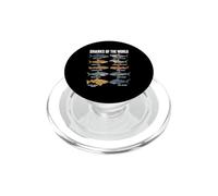 Tiburones del Mundo Especies De Tiburones Biología Marina Amante De PopSockets PopGrip para MagSafe