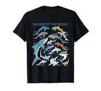 Tiburones del Mundo Tiburon Tigre mako Camiseta