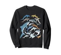 Tiburones del Mundo Tiburon Tigre mako Sudadera