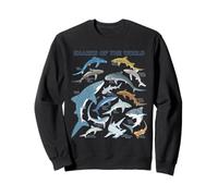 Tiburones del Mundo Tiburon Tigre mako Sudadera