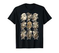 Tiburones zombies fantasmas para estudiantes y maestros espeluznantes Halloween Camiseta