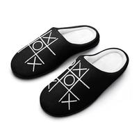 Tic And The Tac Crosses Board - Pantuflas de casa para hombre, para interiores y exteriores, con suela de goma, Estilo:, 39 2/3 EU
