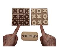 Tic Tac PerfecToe (versión de plástico) Trucos mágicos The Ultimate Tic Tac Toe Predicción Magic Close-up Ilusions Props