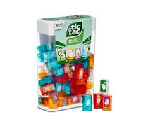TIC TAC Spender Box with 60 Mini Boxes (Each 3.9 Grammes) Liliput, Flavours : Orange, Mint, Peach, Peppermint. by Ferrero