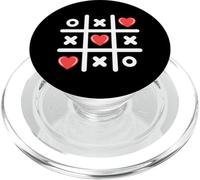 Tic TAC Toe 3 en una Divertido San Valentín PopSockets PopGrip para MagSafe