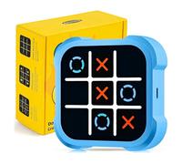 Tic Tac Toe Electrónico, Consolas de Mano 3 en 1, Juegos de Viaje Portátiles para Automovilismo, Regalos de Cumpleaños para Niños y Adultos