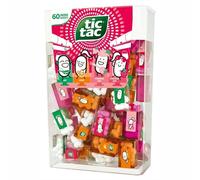 Tic Tac Travels Strawberry Caramelos de frutas fresa 60uds