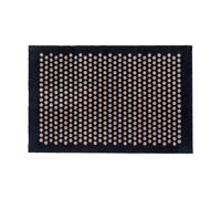 tica copenhagen Felpudo Dot Black-sand. 60x90 cm