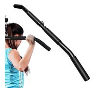 Ticept Down Fixation, LAT Pulldown Accesorios, Manijas Cómodas No Deslizadas 31 Pulgadas Barra de Tracción, Cuerda de Polea Desmontable para Equipos de Fitness, Rack de Squat