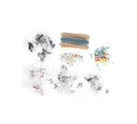 TICFOX 1565PCS Electronic Component Assorted Kit Capacitor LED Diode Transistor 1/4W Resistor
