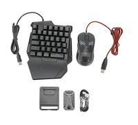 Ticfox 4 en 1 Paquete Combinado de Juegos móviles Bluetooth Controlador de Mando de Juegos móvil Teclado de Juegos conversor de ratón para Android para iOS