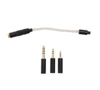 TICFOX Adaptador de Enchufe para Auriculares, Adaptador de Auriculares estéreo Macho de 4,4mm Hembra a 2,5mm, 3,5mm y 4,4mm para NW ZX300A NW WM1A (Pago)