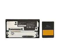 TICFOX Adaptador de Red SATA para Interfaz SATA Duradera Adaptador HDD con Tarjeta de Memoria FMCB versión 1.966 McBoot de 16 MB para Consolas Plug and Play