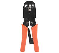 Ticfox Alicates Pelacables, Alicates Engarzadores De Terminales De Trinquete, Herramienta De Engarzado Manual Suministros Industriales Naranja Para Reparación De Cableado Eléctric