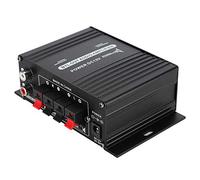 Ticfox Amplificador de potencia de audio, amplificador de potencia estéreo de 47 K, 40 W, amplificador de audio de radio FM, carcasa de aluminio, amplificador de audio portátil, mini amplificador Hifi