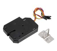 TICFOX DC 12 V Cerradura Electromagnética Eléctrica, 5,9x7,3x1,3cm 2A Cerradura de acero al carbono para armarios eléctricos cajones y armarios para sistemas de control de acceso a puertas