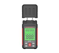 TICFOX HABOTEST HT633 Medidor de Humedad de Madera Detector de Humedad Digital Tipo Pin Temperatura Ambiente y Humedad con Pantalla LCD retroiluminada para Materiales de