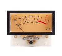 Ticfox High Precision VU Meter Header TN-73, Indicador de nivel de medidor de VU de audio analógico con retroiluminación para Bricolaje, Estudio, Plataformas de Voz