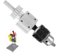 TICFOX Husillo de Taladro de Banco sin Potencia B16,Taladro de Mesa Conjunto de Husillo,Accesorio de Corte para Carpintería DIY,Rodamientos de Doble Brida Husillo de Taladro