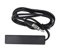 Ticfox Kit de Antena amplificadora para Coche, estéreo electrónico Profesional, 12 V, Am, FM, Antena de Radio Oculta para vehículos, Camiones, SUV, Barcos, Cobre Negro, 1,6 m