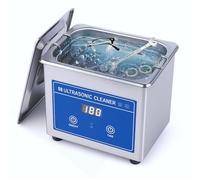 TICFOX Limpiador Ultrasónico 800ML, 42KHz 35W Limpiador ultrasónico con temporizador Máquina de limpieza de acero inoxidable para gafas joyas relojes(con 10 pastillas de limpieza)